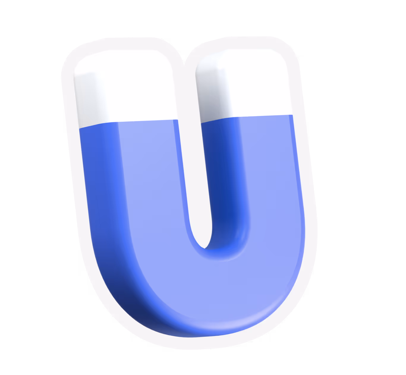 a 3D magnet icon